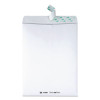 Tech-No-Tear Catalog Envelope, Paper Exterior, #13 1/2, Cheese Blade Flap, Self-Adhesive Closure, 10 x 13, White, 100/Box