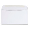 Business Envelope, #6 3/4, Commercial Flap, Side Seam, Gummed Closure, 24 Lb Bond Weight Paper, 3.63 x 6.5, White, 500/Box