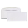 Business Envelope, #9, Commercial Flap, Diagonal Seam, Gummed Closure, 24 Lb Bond Weight Paper, 3.88 x 8.88, White, 500/Box