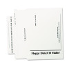 Disk/Cd Foam-Lined Mailers For Cds/Dvds, Square Flap, Redi-Strip Adhesive Closure, 8.5 x 6, White, 25/Box