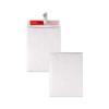 Tamper-Indicating Mailers Made With Tyvek, #10 1/2, Flip-Stik Flap, Redi-Strip Adhesive Closure, 9 x 12, White, 100/Box