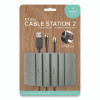 Cable Station 2, 4.75" X 2.75" Gray