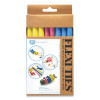 Flexi Ties Cushioned Cable Ties, 0.4" X 5", Assorted Colors, 8/Pack