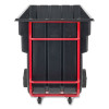 2.5 Cu Yd Brute Rotomolded Tilt Truck, 2,300 Lb Capacity, Black