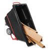 0.5 Cu Yd Brute Rotomolded Tilt Truck, 1,400 Lb Capacity, Black