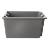 Palletote Box, 9.72 Gal, 19.5" x 15.5" x 10", Gray, 10/Carton