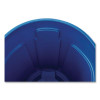 Brute Container, 10 Gal, Plastic, Blue