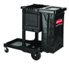 Cleaning Cart Locking Door Kit, Black