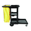 Cleaning Cart Locking Door Kit, Black