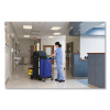 Vinyl Cleaning Cart Bag For Rubbermaid Commercial High-Capacity Cleaning Carts, 34 Gal, 10.5" x 17.5" x 33", Blue