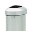 Refine Series Waste Receptacle, 21 Gal, Plastic/Stainless Steel