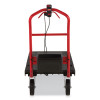Motorized Kit For 24" X 48" Platform Trucks, Medium, Dc Motor, 60 V Lithium-Ion Battery, 0.5 Mph To 3 Mph, Black/Red