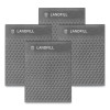 Medium Prelabeled Landfill Waste Panels For Tailor And Landmark Series Containers, 20.72" x 0.5" x 27.95", Black, 4/Carton