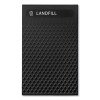 Large Prelabeled Landfill Waste Panels For Tailor And Landmark Series Containers 20.72" x 0.5" x 34.33", Black, 4/Carton