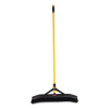 Maximizer Push-To-Center Broom, 24", Polypropylene Bristles, Yellow/Black