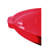 Brute Self-Draining Flat Top Lids For 32 Gal Round Brute Containers, 22.25" Diameter x 3"h, Red, 3/Carton