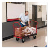 Side-Panel Platform Truck, 2,000 Lb Capacity, 24.25 x 56 x 41.25, Black