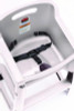 Sturdy Chair Mobile Youth Seat With Casters, Fully Assembled, Four 2" Dual-Wheel Casters, Platinum