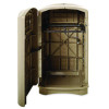Plaza Jr. Container, 35 Gal, Plastic, Black