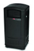 Plaza Jr. Container, 35 Gal, Plastic, Black