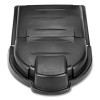 Mega Brute Mobile Container Lid, 30 x 49.5, Black