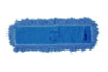 Twisted Loop Blend Dust Mop, Polyester Yarn, 48", Blue, 12/Carton