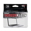 Notebook Screenkleen Pads, Cloth, 7 X 5, White, 24/Box