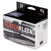 Screenkleen Alcohol-Free Wipes, Cloth, 5 x 5, Unscented, 14/Box