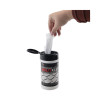 Office Equipment Multikleen Wet Wipes, Cloth, 5.44 x 6.38, 75/Tub