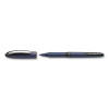 One Business Rollerball Pen, Stick, Fine 0.6 Mm, Black Ink, Dark Blue/Black Barrel, 10/Box