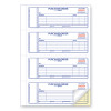 Purchase Order Book, 5 Lines, Two-Part Carbonless, 7 x 2.75, 4 Forms/Sheet, 400 Forms Total