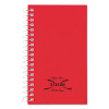 Paper Blanc Xtreme White Wirebound Memo Books, Narrow Rule, Randomly Assorted Cover Color, (60) 5 x 3 Sheets