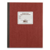 Computation Notebook, Quadrille Rule (4 Sq/In), Brown Cover, (75) 11.75 x 9.25 Sheets