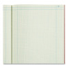 Computation Notebook, Quadrille Rule (4 Sq/In), Brown Cover, (75) 11.75 x 9.25 Sheets