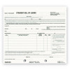 Snap-A-Way Bill Of Lading, Short Form, Three-Part Carbonless, 7 x 8.5, 250 Forms Total
