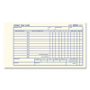 Weekly Employee Time Cards, Sunday-Saturday, One Side, 4.25 x 7, 100/Pad