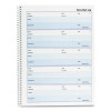 Follow-Up Wirebound Voice Mail Log Book, One-Part (No Copies), 7.5 x 2, 5 Forms/Sheet, 500 Forms Total