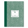 Composition Lab Notebook, Quadrille Rule, Green Cover, (60) 10.13 x 7.88 Sheets