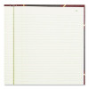 Texthide Eye-Ease Record Book, Black/Burgundy/Gold Cover, 10.38 X 8.38 Sheets, 300 Sheets/Book