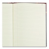Texthide Eye-Ease Record Book, Black/Burgundy/Gold Cover, 14.25 X 8.75 Sheets, 300 Sheets/Book