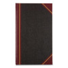 Texthide Record Book, 1-Subject, Medium/College Rule, Black/Burgundy Cover, (500) 14 x 8.5 Sheets