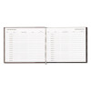 Hardcover Visitor Register Book, Black Cover, 9.78 X 8.5 Sheets, 128 Sheets/Book