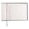 Hardcover Visitor Register Book, Black Cover, 9.78 X 8.5 Sheets, 128 Sheets/Book