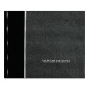Hardcover Visitor Register Book, Black Cover, 9.78 X 8.5 Sheets, 128 Sheets/Book