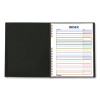 Notepro Notebook, 1-Subject, Medium/College Rule, Black Cover, (75) 11 x 8.5 Sheets
