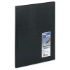 Executive Notebook With Ribbon Bookmark, 1-Subject, Medium/College Rule, Black Cover, (75) 10.75 x 8.5 Sheets