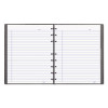 Notepro Notebook, 1-Subject, Narrow Rule, Black Cover, (75) 9.25 x 7.25 Sheets