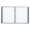 Notepro Notebook, 1-Subject, Medium/College Rule, Indigo Blue Cover, (75) 9.25 x 7.25 Sheets