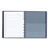 Notepro Notebook, 1-Subject, Medium/College Rule, Indigo Blue Cover, (75) 9.25 x 7.25 Sheets