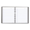 Notepro Notebook, 1-Subject, Medium/College Rule, Cool Gray Cover, (75) 9.25 x 7.25 Sheets